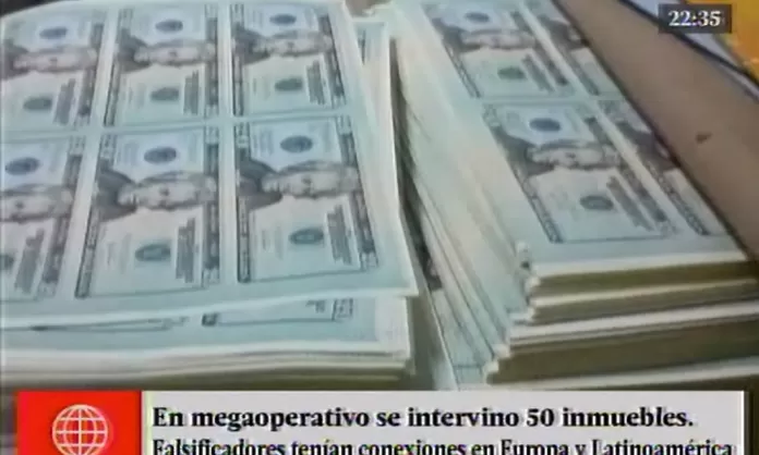 Desbaratan Banda Que Falsificaba D Lares Euros Y Soles Por Millones