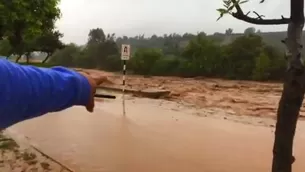 El personal de Indeci continúa monitoreando la zona. Foto y video: Canal N