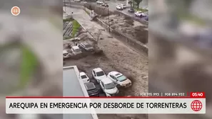Desborde de torrenteras causa caos y una muerte en la ciudad de Arequipa. Foto y video: América Noticias