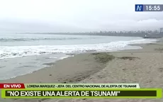 Descartan alerta de tsunami en el litoral peruano  - Noticias de tsunami