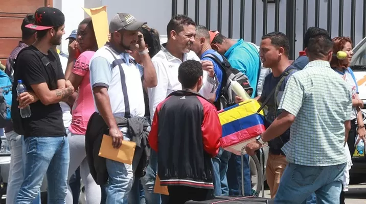 Venezolanos en el Perú. Foto: Andina Venezolanos en el Perú. Foto: Andina