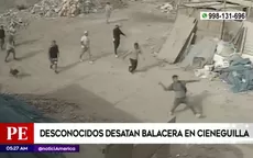 Desconocidos desataron balacera en Cieneguilla - Noticias de balacera