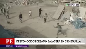 Balacera en Cieneguilla. América Noticias