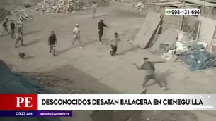 Balacera en Cieneguilla. América Noticias