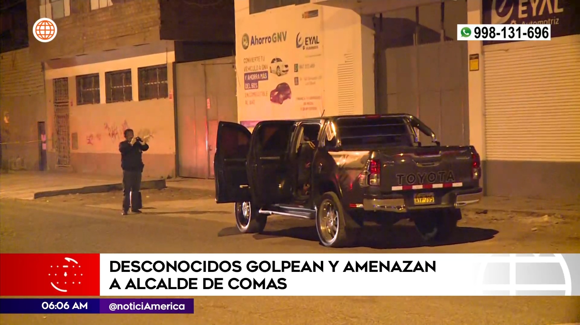 Sujetos se llevaron camioneta del alcalde y luego la abandonaron | América Noticias
