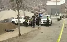 Desconocidos lanzan cuerpo sin vida en el cerro El Pino del distrito de La Victoria - Noticias de ana-armas