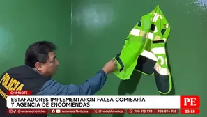 Descubren falsa comisaría usada para estafas en Chimbote. Foto y video: América Noticias