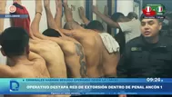 Descubren red criminal que operaba extorsiones desde el penal Ancón I