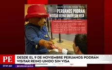 Desde el 9 de noviembre peruanos podrán visitar Reino Unido sin visa - Noticias de estados-unidos