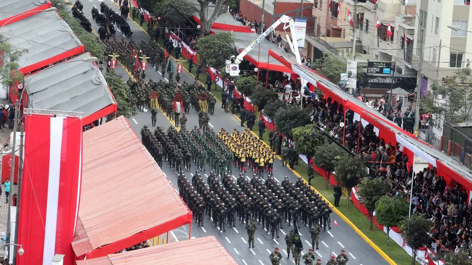 Desfile Cívico Milita. Foto: Archivo Andina