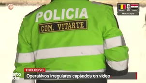 Policías montaban operativos de tránsito simulados para exigir pagos a conductores con documentación vencida. Video: Cuarto Poder