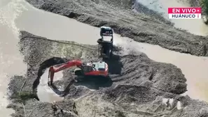 Destruyen maquinaria de mineros ilegales