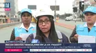 Desvío Vehicular afecta tránsito en Faucett por obras del Metro