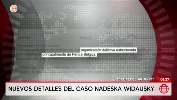Detalles sobre el caso de Nadeska Widausky. Foto: América Noticias Detalles sobre el caso de Nadeska Widausky. Foto: América Noticias