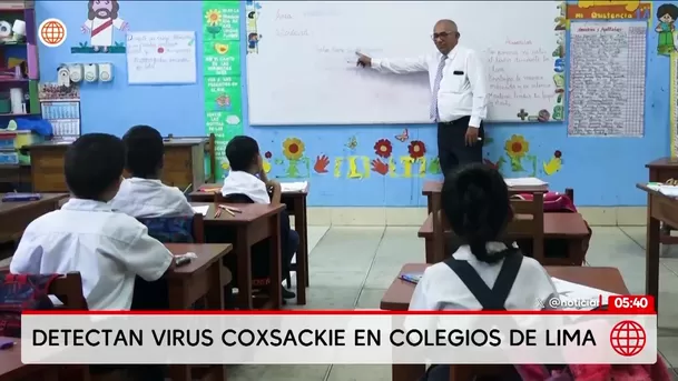 Detectan casos de virus coxsackie en colegios de Lima Metropolitana. Foto: América Noticias