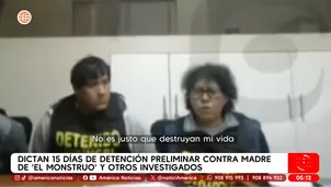 Dictan 15 días de detención preliminar contra madre de El monstruo y otros investigados. Foto y video: Unidad de investigación