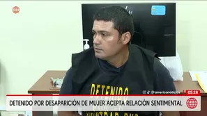 Detenido por desaparición de madre y su hijo acepta que tenía una relación con la mujer. Foto y video: América Noticias