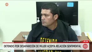 Detenido por desaparición de madre y su hijo acepta que tenía una relación con la mujer. Foto y video: América Noticias