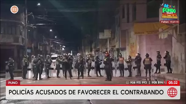 Detienen a 11 policías por red de contrabando en Puno. Foto: América Noticias Detienen a 11 policías por red de contrabando en Puno. Foto: América Noticias