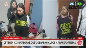 Detienen a 25 integrantes de la banda La Red del Silencio. Foto y video: América Noticias