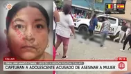 Detienen a acusado de asesinar a mujer en el Callao