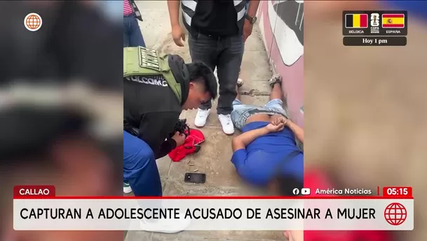 Detienen a acusado de asesinar a mujer en el Callao. Foto: América Noticias Detienen a acusado de asesinar a mujer en el Callao. Foto: América Noticias
