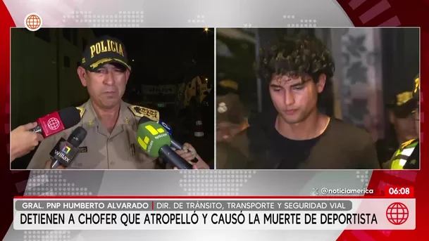 Detienen a Adrián Villar por muerte de deportista Lizeth Marzano. Foto: América Noticias