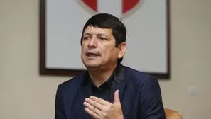 Detención de Agustín Lozano, presidente de la FPF. Foto: Andina / Video: América Noticias