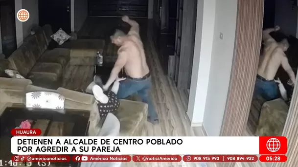 Detienen a alcalde por agredir a su pareja en Huaura. Foto: América Noticias