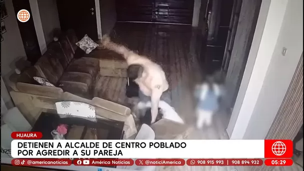 Detienen a alcalde por agredir a su pareja en Huaura. Foto: América Noticias