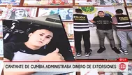 Detienen a cantante de cumbia por administrar dinero de extorsión