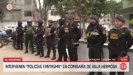 Detienen a cinco policías por cobrar sin trabajar en El Agustino