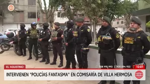 Detienen a cinco policías por cobrar sin trabajar en El Agustino/América Noticias