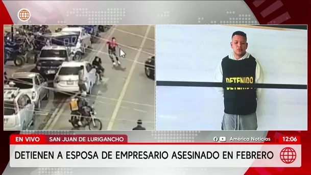Detienen a esposa de empresario por triple homicidio en San Juan de Lurigancho. Foto: América Noticias