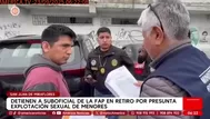 Detienen a exsuboficial FAP implicado en trata de menores