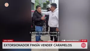 Extorsionador detenido cobraba cupos a colectiveros en Javier Prado