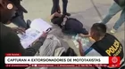 Detienen a extorsionadores de mototaxistas en Los Olivos