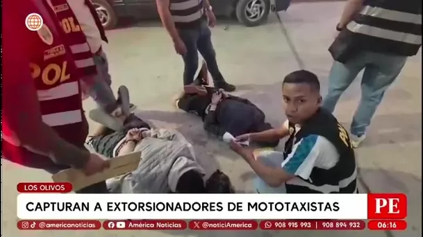 Los Olivos: capturan extorsionadores que amenazaban a mototaxistas con quemar sus unidades/ América Noticias Los Olivos: capturan extorsionadores que amenazaban a mototaxistas con quemar sus unidades/ América Noticias