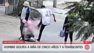 Detienen a extranjero por agredir a niña en San Martín de Porres. Foto y video: América Noticias