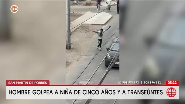 Detienen a extranjero por agredir a niña en San Martín de Porres. Foto: América Noticias Detienen a extranjero por agredir a niña en San Martín de Porres. Foto: América Noticias