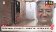 Detienen a hermanos por abandonar cadáver en el Callao