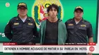 Detienen a hombre por asesinar a su pareja en La Victoria