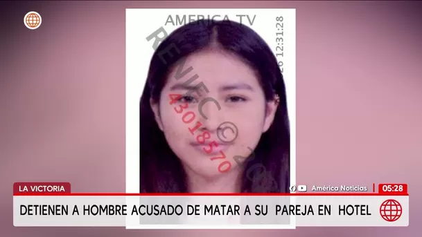 Detienen a hombre por asesinar a su pareja en hotel de La Victoria. Foto: América Noticias