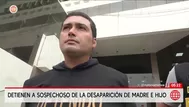 Detienen a hombre por desaparición de madre e hijo en Tarapoto