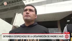 Detienen a hombre por desaparición de madre e hijo. Foto y video: América Noticias