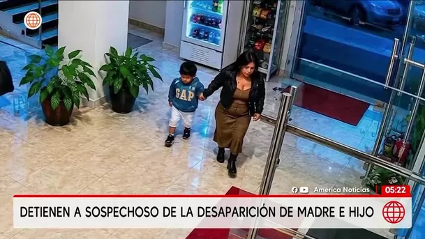 Detienen a hombre por desaparición de madre e hijo. Foto: América Noticias Detienen a hombre por desaparición de madre e hijo. Foto: América Noticias