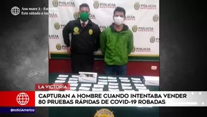 Detenido por comercializar kits de pruebas rápidas.