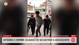 Detienen a hombre por secuestro de menor en Huancayo. Foto y video: América Noticias