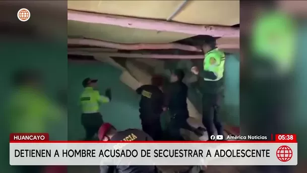 Detienen a hombre por secuestro de menor en Huancayo. Foto: América Noticias