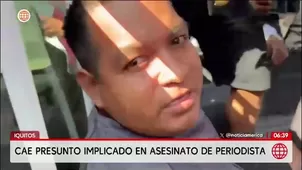 Detienen a implicado en homicidio de periodista Raúl Celis/ Video y Foto: América Noticias